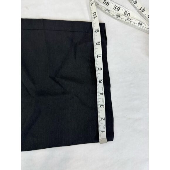 NWT Karl Lagerfeld Linen Blend Pants Black Crop Plus Women's Size 14 - Picture 4 of 9
